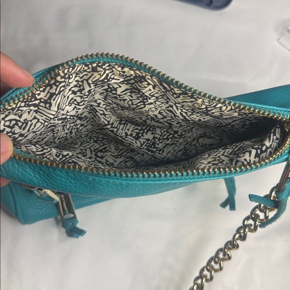 Rebecca Minkoff Aqua Crossbody Bag Gold Chain Strap - Picture 4 of 9